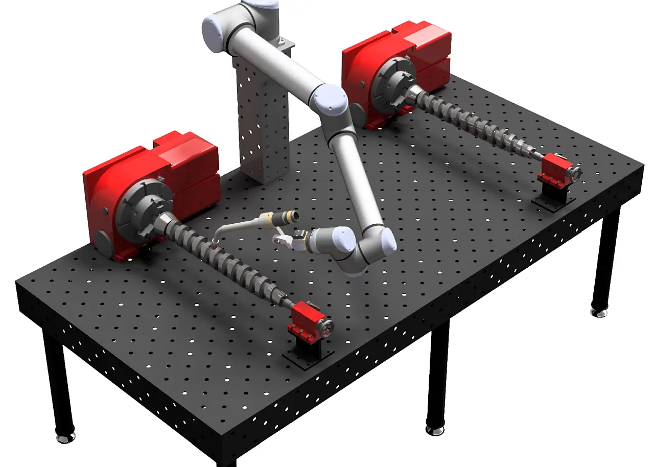 Meja Las robot welding