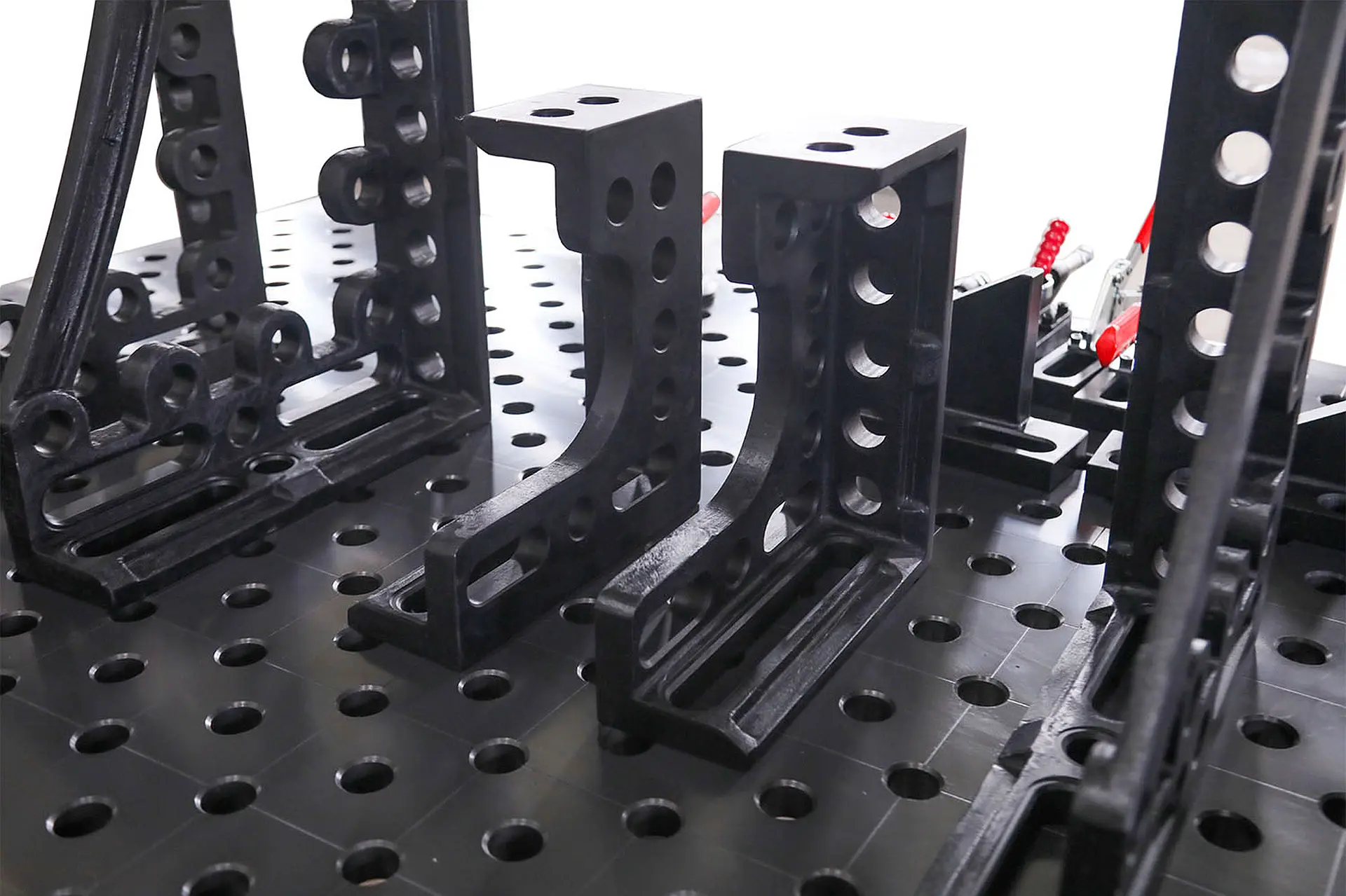 Sample image of DESCAPRO welding system setup for precision assembly